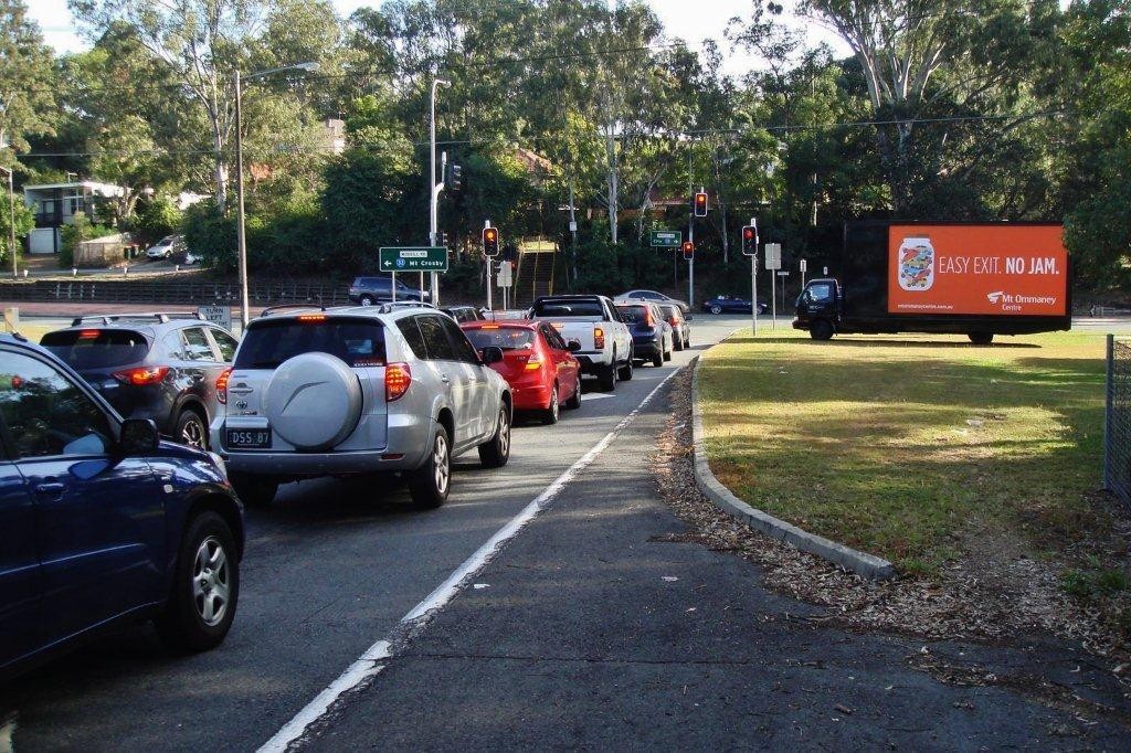 Mt Ommaney Shopping Centre used Mobile Billboards Brisbane