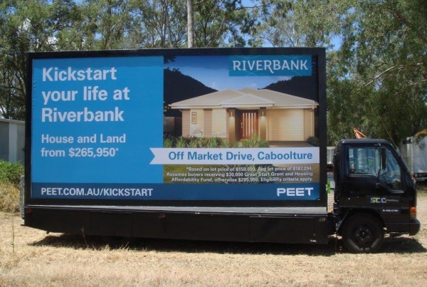 Mobile Billboards Side B for Brisbane