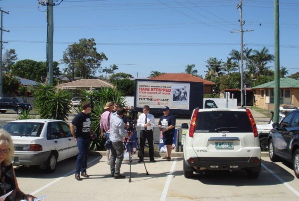 ALP QLD using Mobile Billboards Brisbane