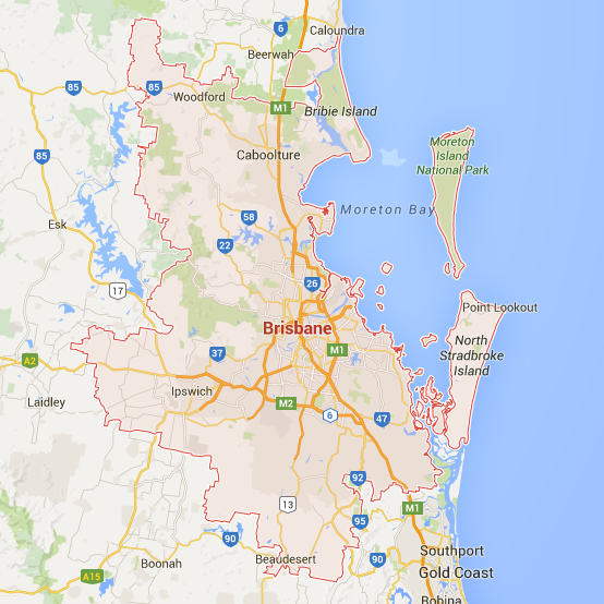 Mobile Billboards Brisbane Coverage Map