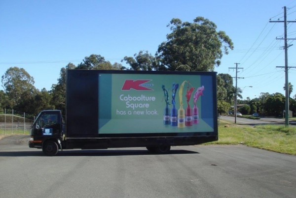 Kmart Caboolture used Mobile Billboards Brisbane