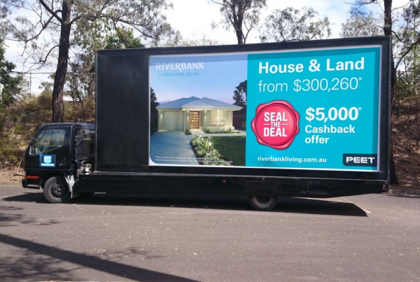 Peet Morayfield used Mobile Billboards Brisbane