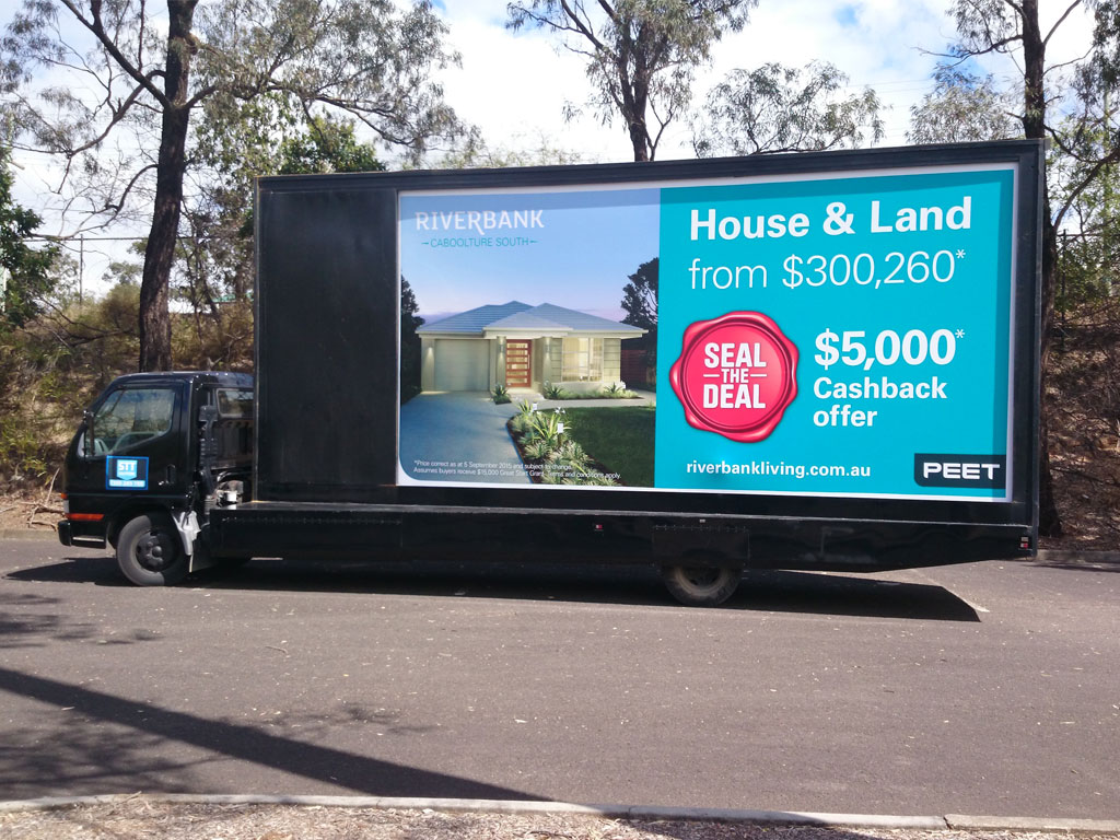 Peet Morayfield used Mobile Billboards Brisbane